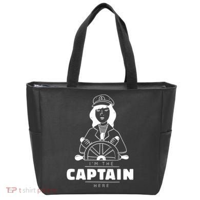I'm The Captain Here Tote Bag