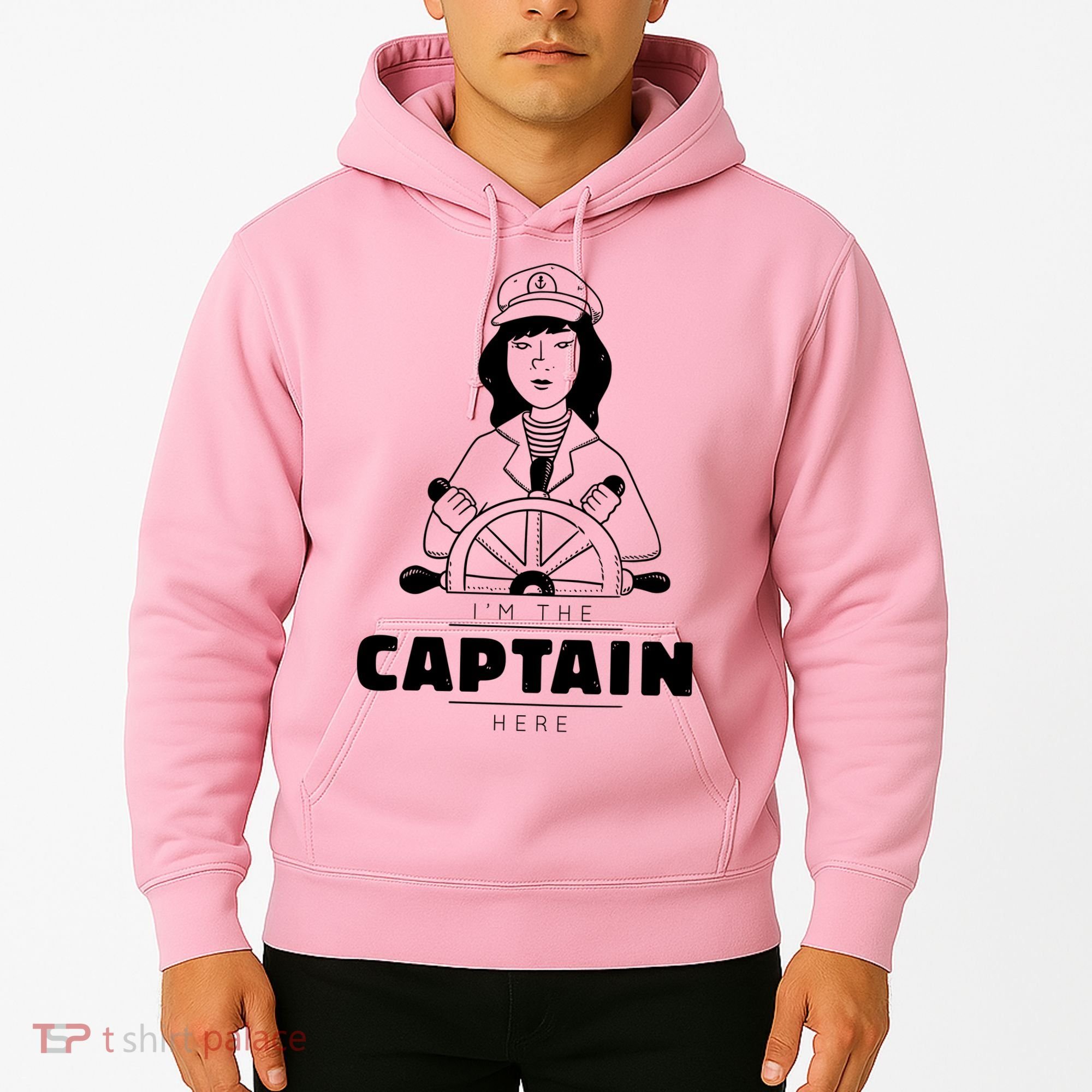 I'm The Captain Here Hoodie