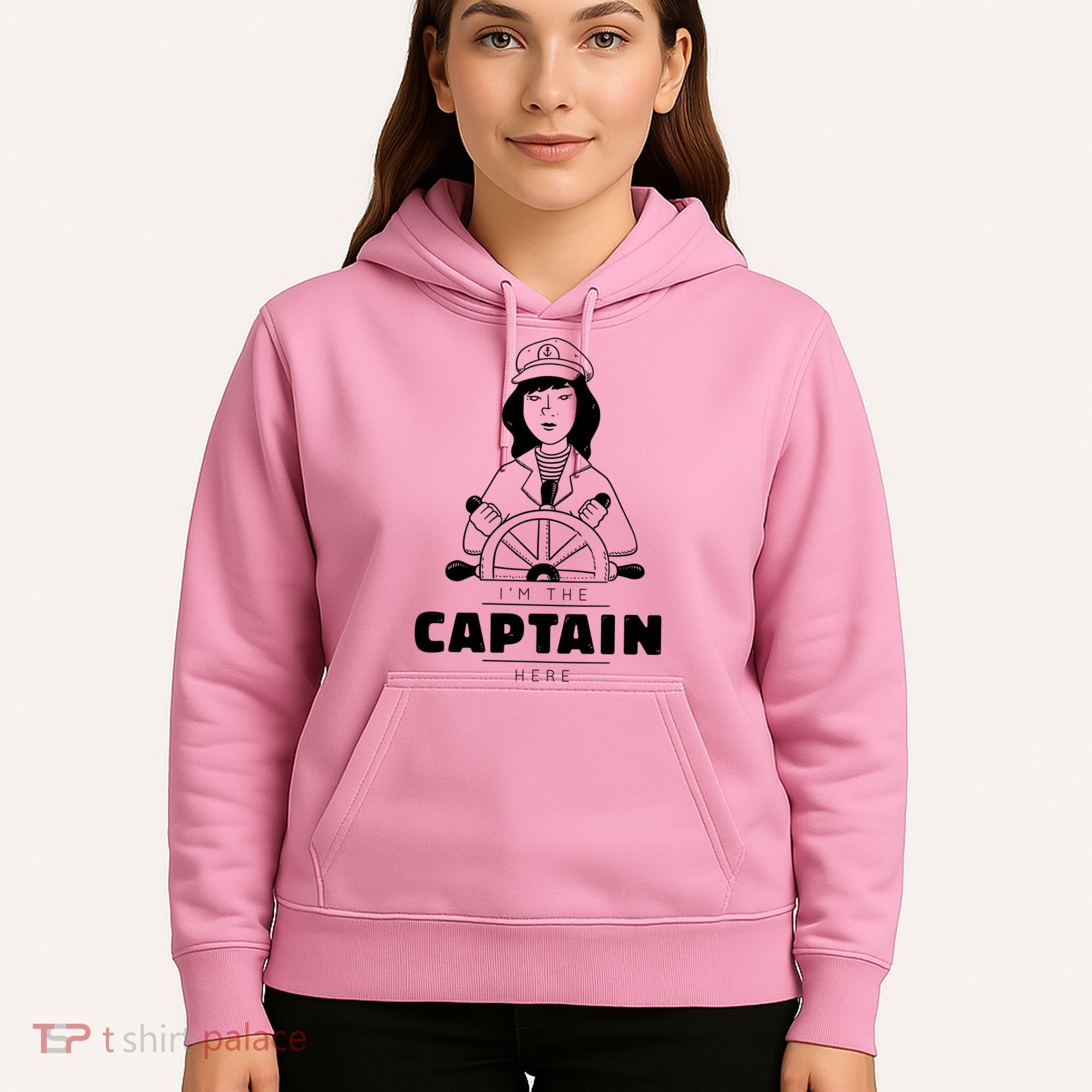 I'm The Captain Here Hoodie