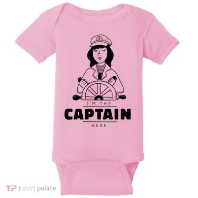 I'm The Captain Here Baby Bodysuit