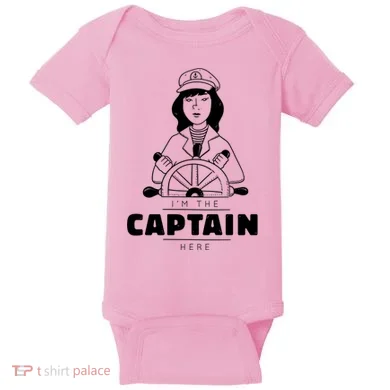 I'm The Captain Here Baby Bodysuit
