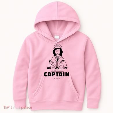 I'm The Captain Here Kids Hoodie