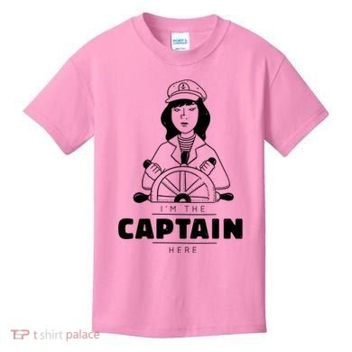 I'm The Captain Here Kids T-Shirt