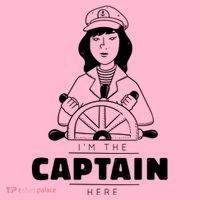 I'm The Captain Here Kids T-Shirt thumb 4