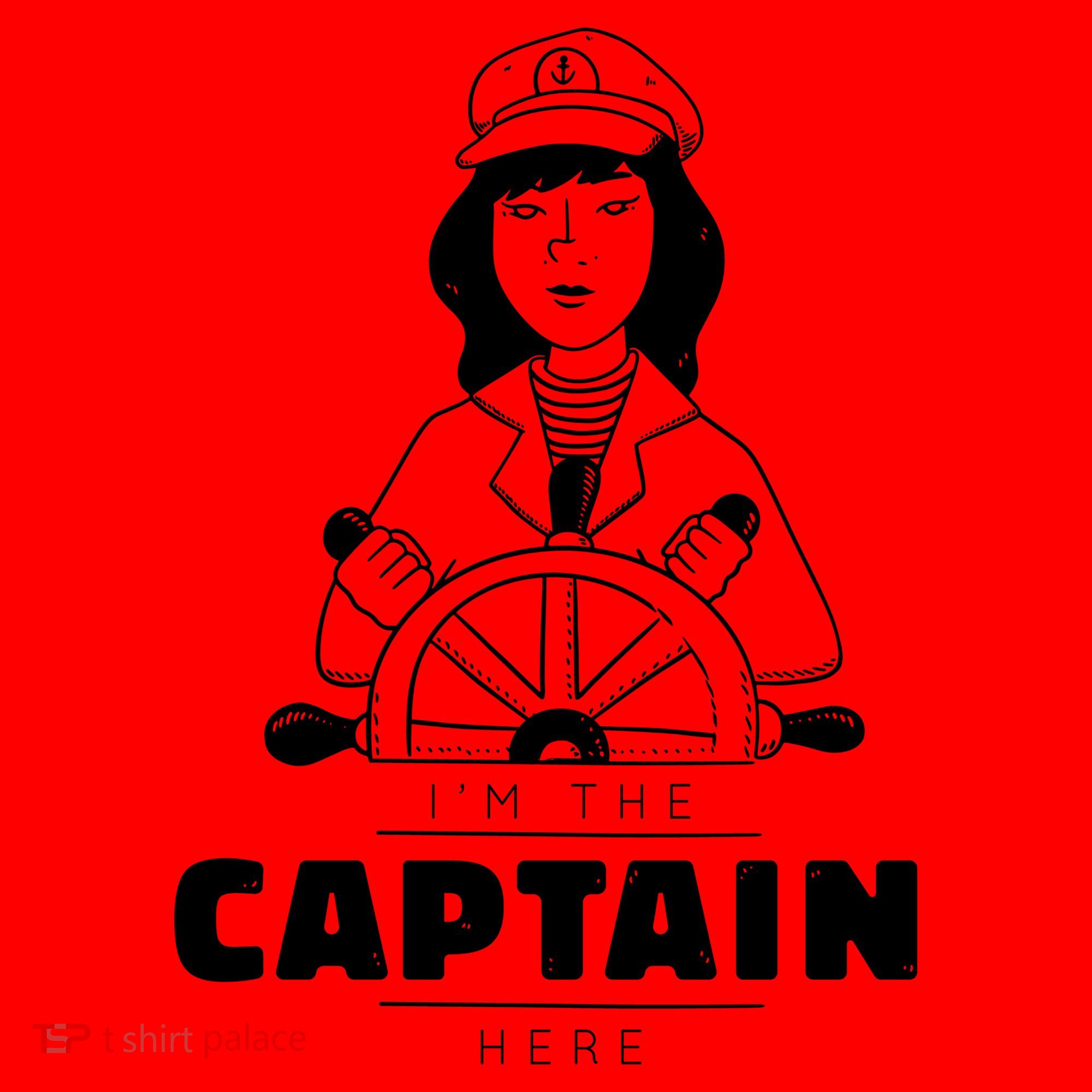 I'm The Captain Here Santa Hat
