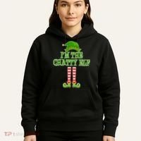 I'm The Chatty Elf Matching Family Christmas Hoodie thumb 5