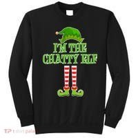 I'm The Chatty Elf Matching Family Christmas Sweatshirt thumb 0