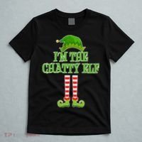 I'm The Chatty Elf Matching Family Christmas T-Shirt thumb 5