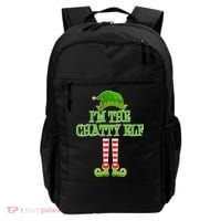 I'm The Chatty Elf Matching Family Christmas Backpack thumb 0