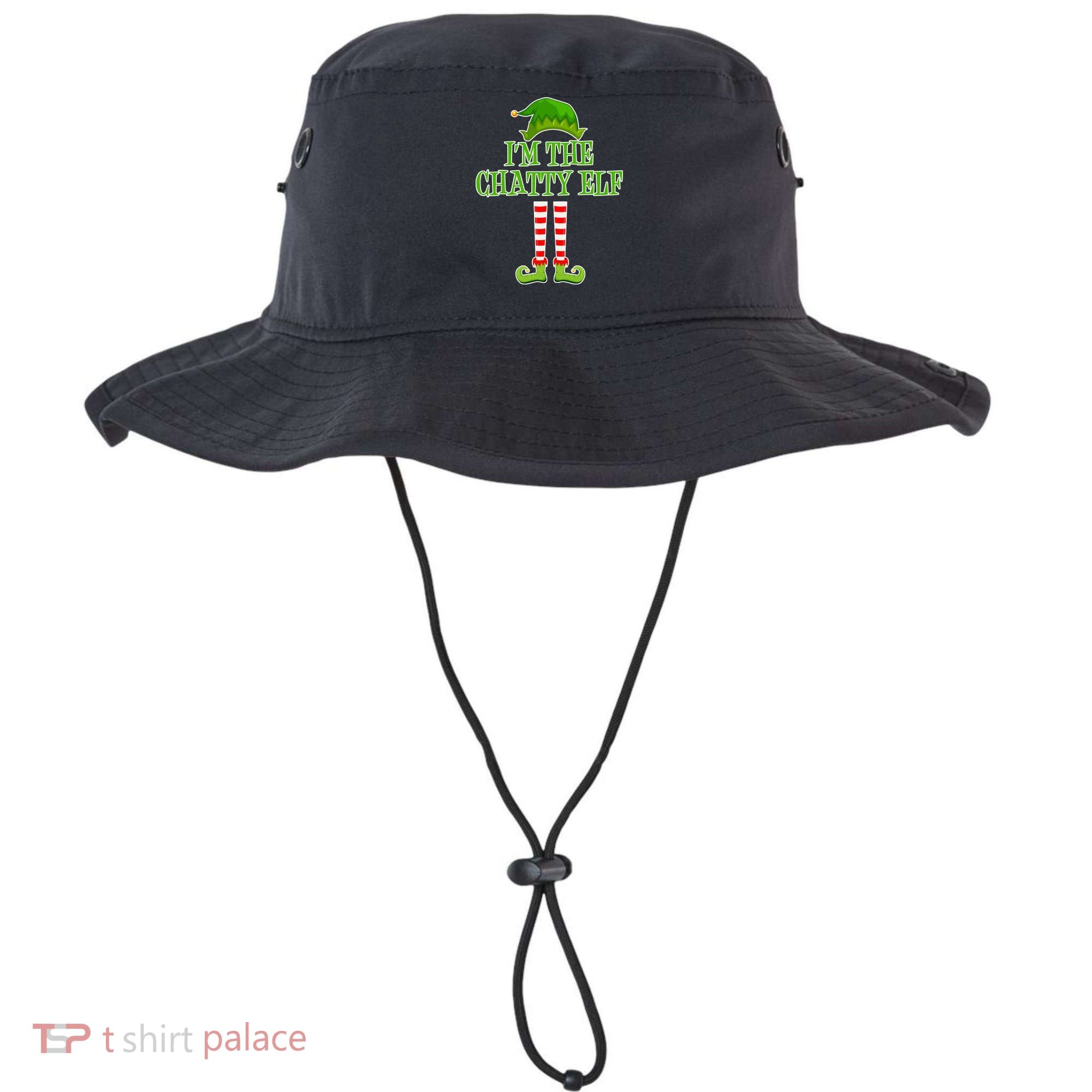 I'm The Chatty Elf Matching Family Christmas Bucket Hat