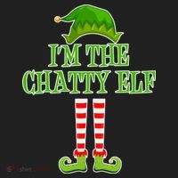 I'm The Chatty Elf Matching Family Christmas Tumbler thumb 3