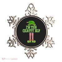 I'm The Chatty Elf Matching Family Christmas Ornament thumb 0