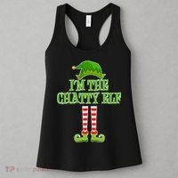 I'm The Chatty Elf Matching Family Christmas Women's Tank Top thumb 3