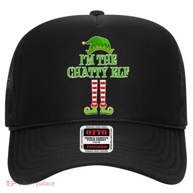 I'm The Chatty Elf Matching Family Christmas Hat