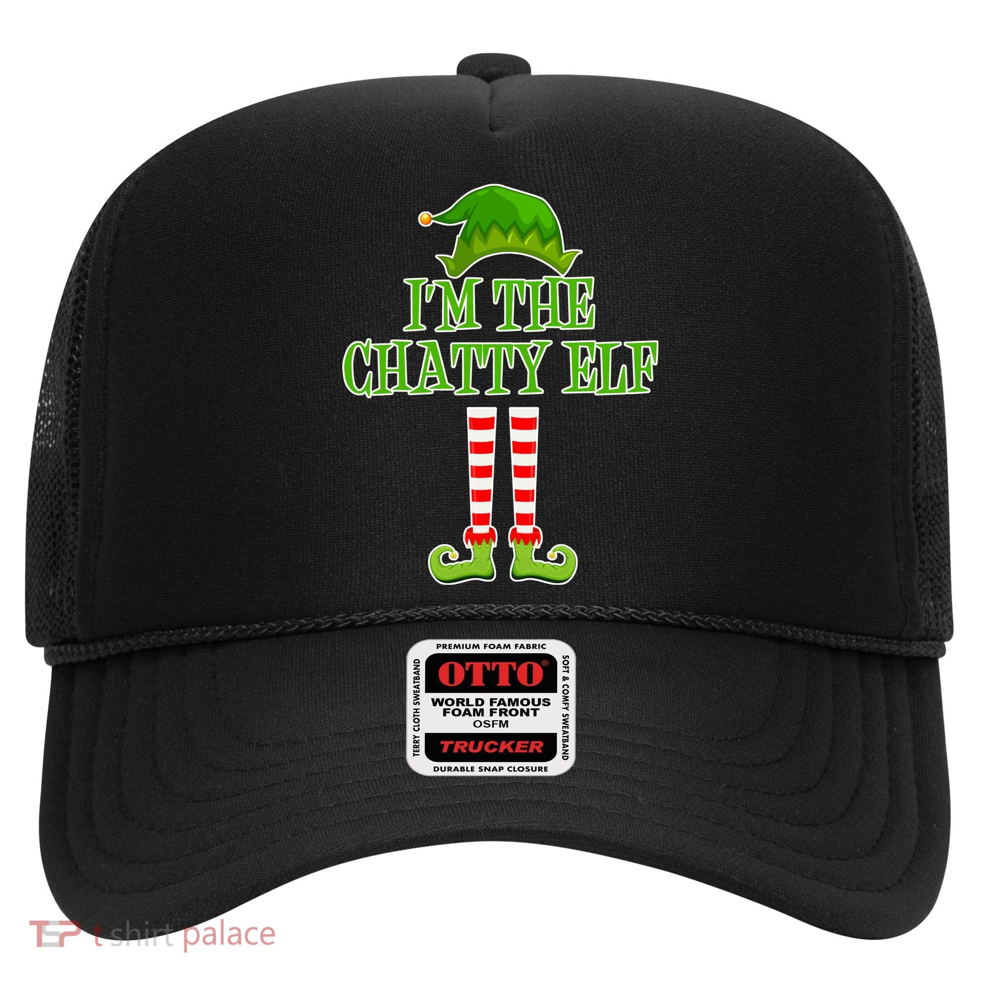I'm The Chatty Elf Matching Family Christmas Hat