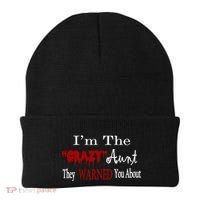 I'm The Crazy Aunt They Warned You About Beanie thumb 0