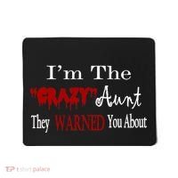 I'm The Crazy Aunt They Warned You About Mousepad thumb 0