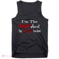 I'm The Crazy Aunt They Warned You About Tank Top thumb 0
