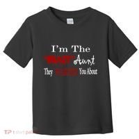 I'm The Crazy Aunt They Warned You About Toddler T-Shirt thumb 0