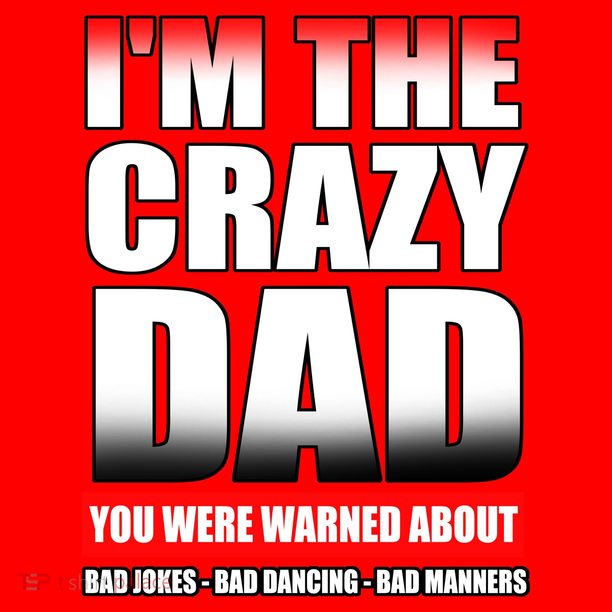 I'm The Crazy Dad You Were Warned About Bad Jokes Santa Hat
