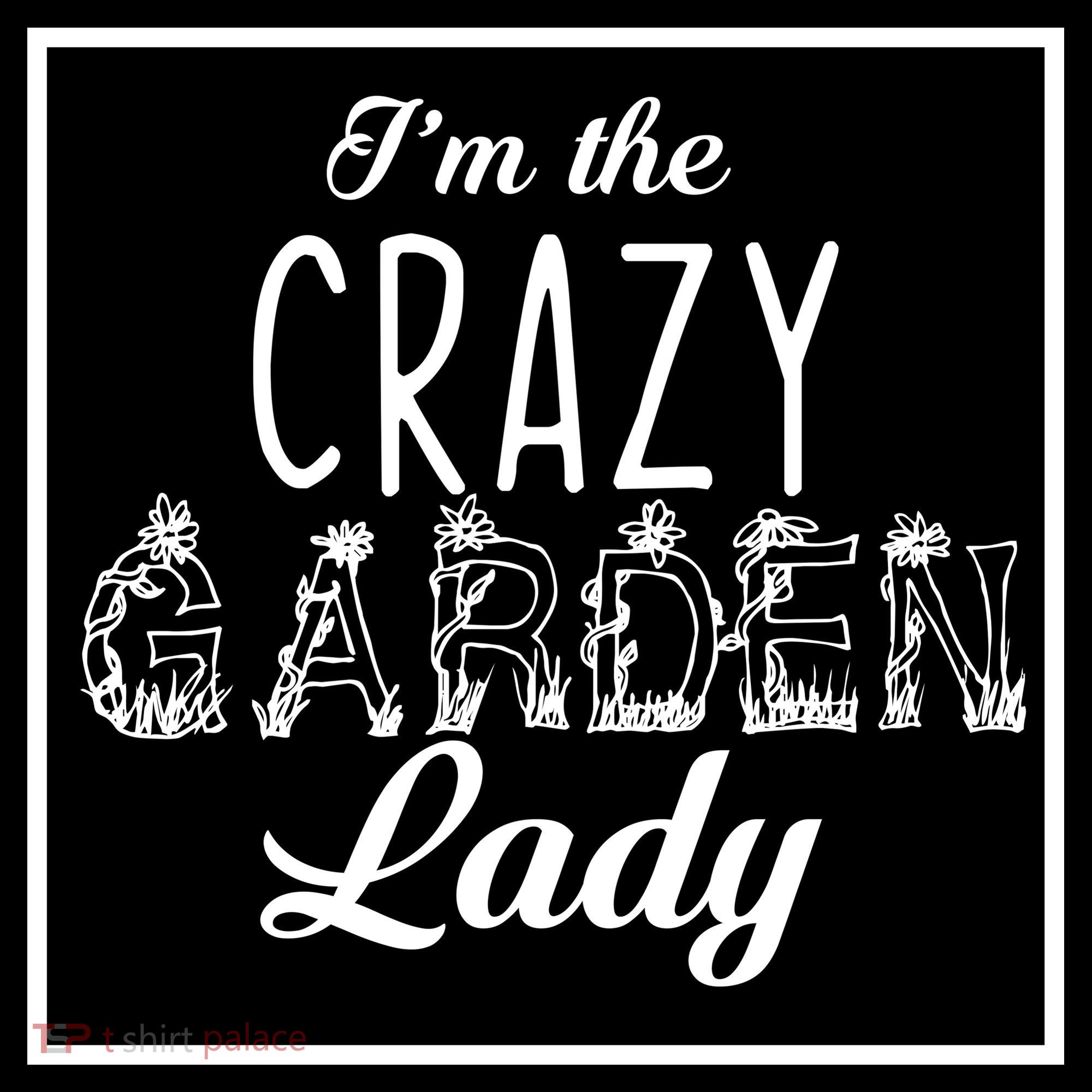 I'm The Crazy Garden Lady Ornament
