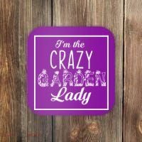 I'm The Crazy Garden Lady Coaster thumb 0