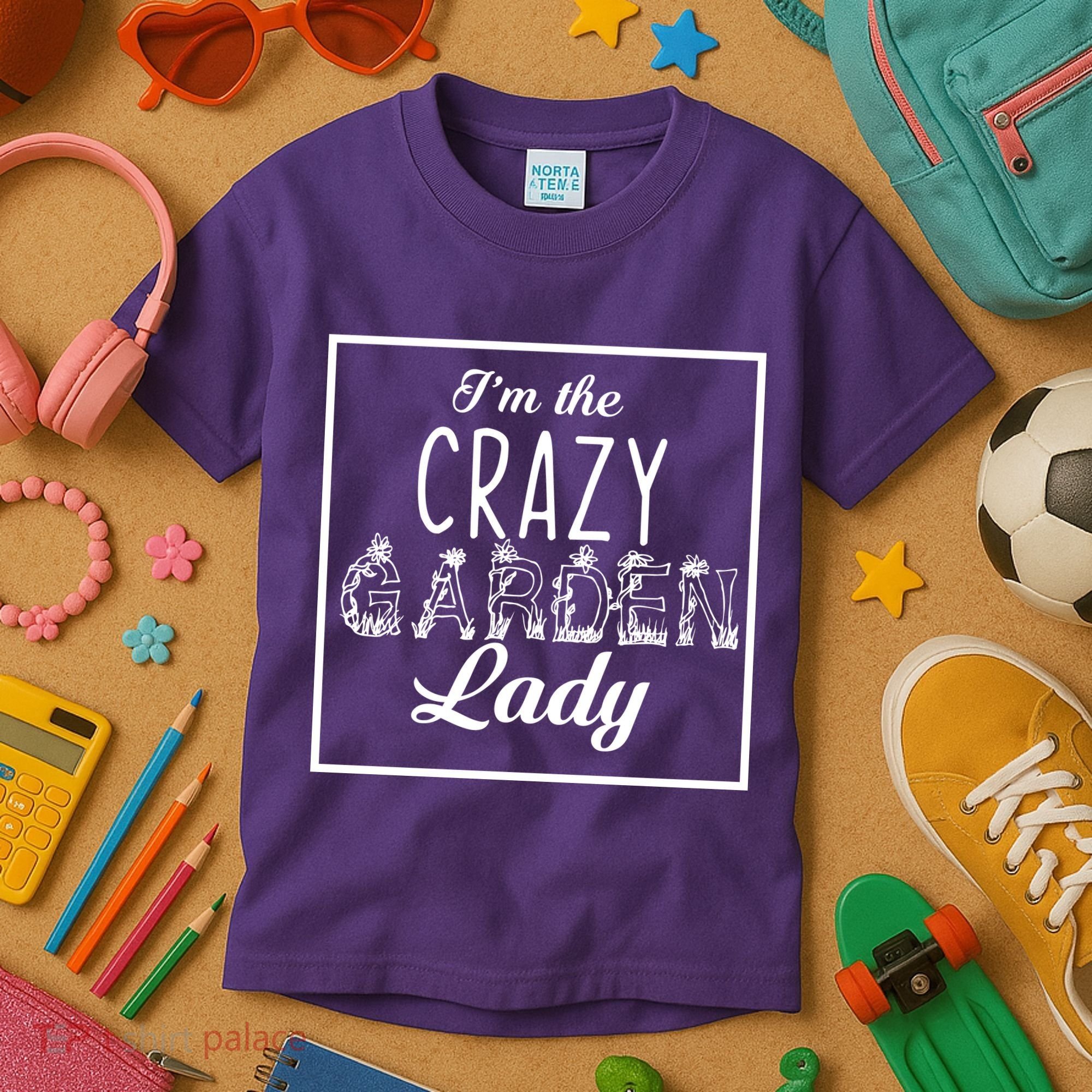 I'm The Crazy Garden Lady Kids T-Shirt
