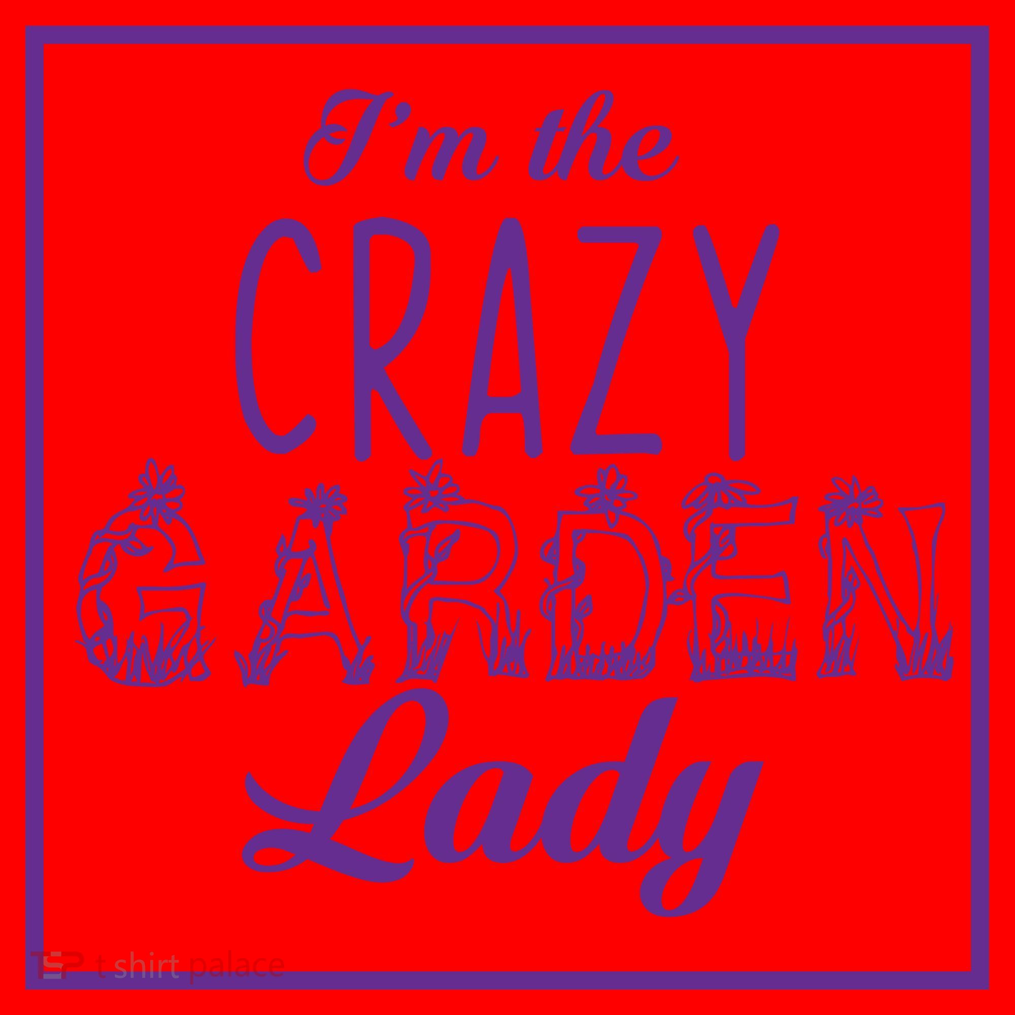 I'm The Crazy Garden Lady Santa Hat