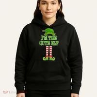 I'm The Cute Elf Matching Family Christmas Hoodie thumb 5
