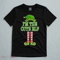 I'm The Cute Elf Matching Family Christmas T-Shirt thumb 5