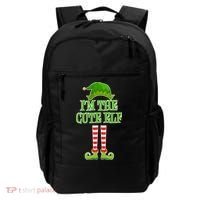 I'm The Cute Elf Matching Family Christmas Backpack thumb 0