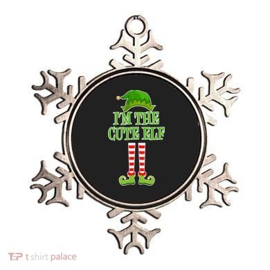 I'm The Cute Elf Matching Family Christmas Ornament