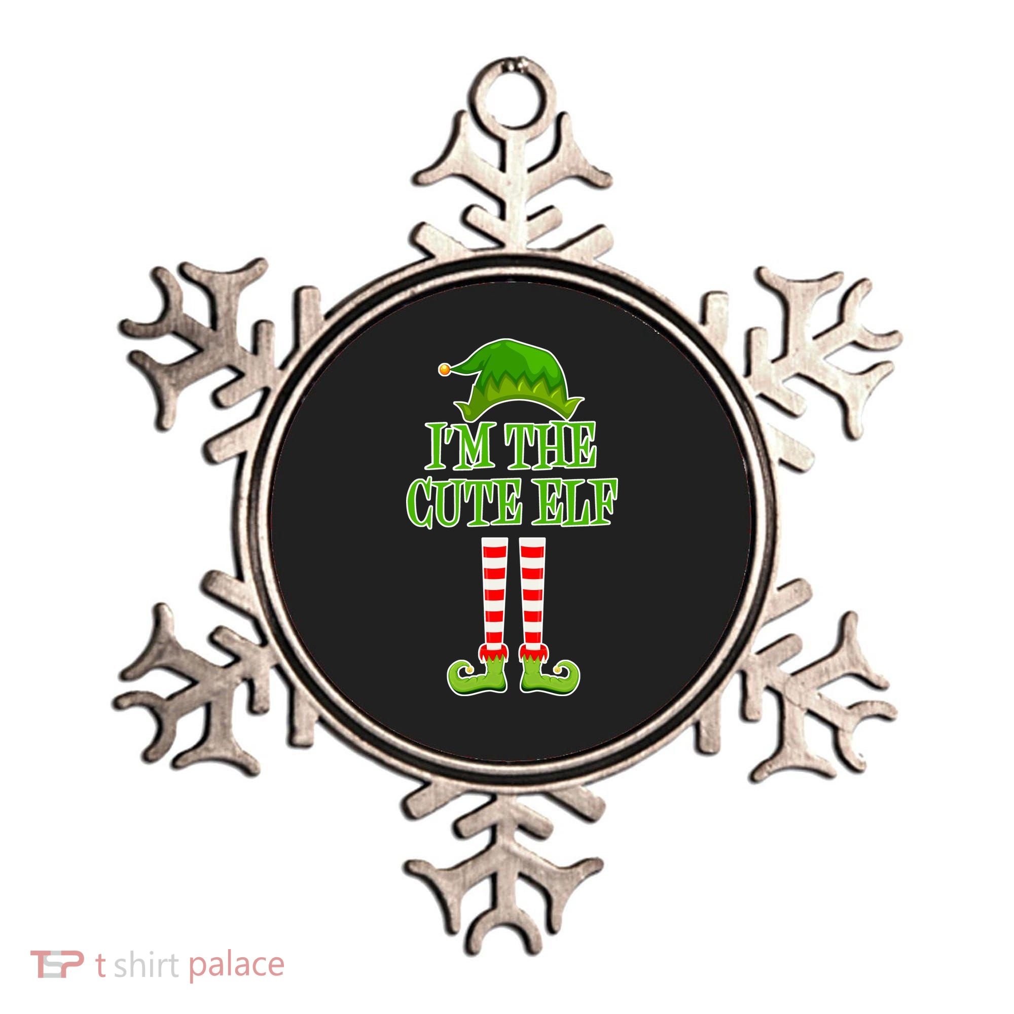 I'm The Cute Elf Matching Family Christmas Ornament