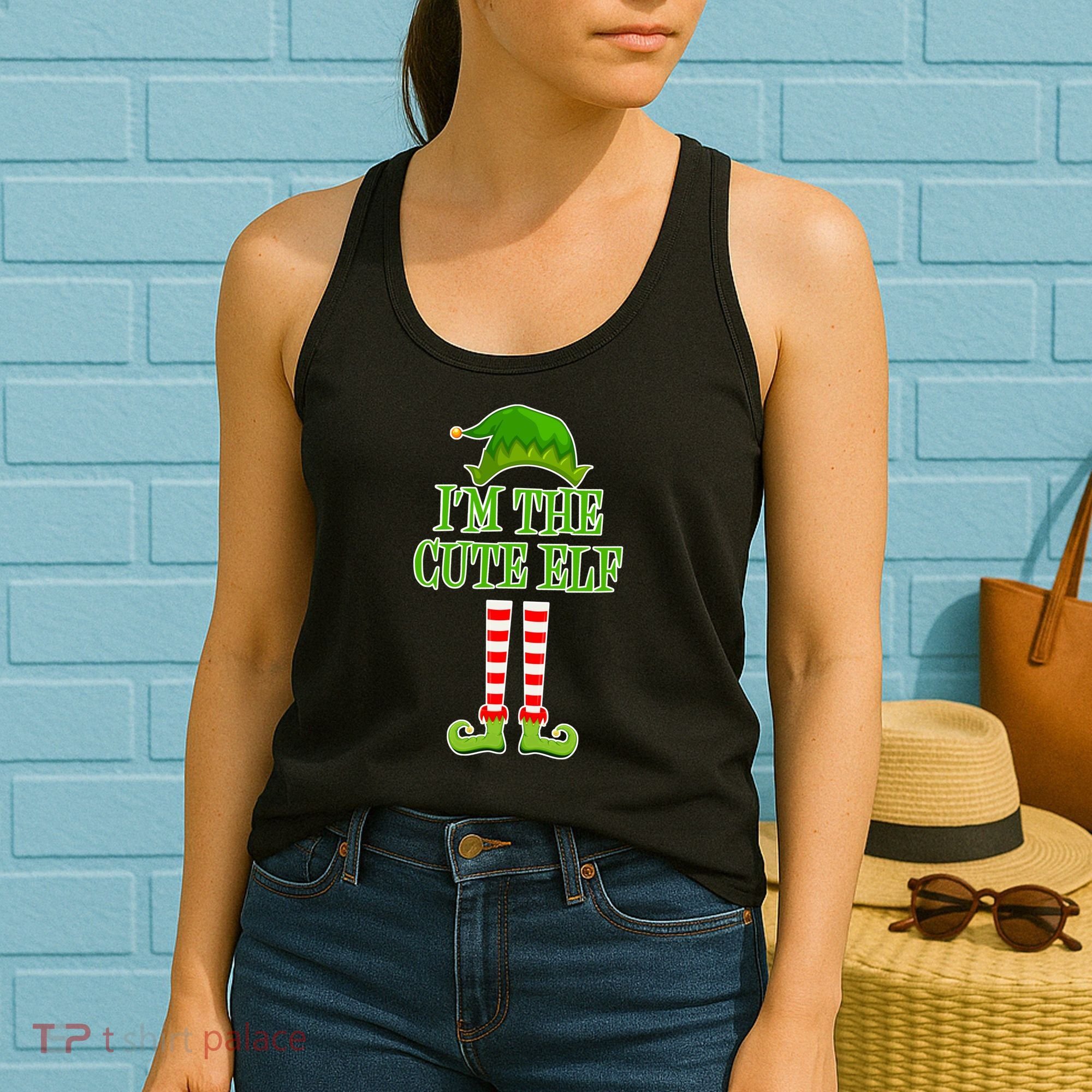I'm The Cute Elf Matching Family Christmas Women's Tank Top