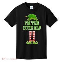 I'm The Cute Elf Matching Family Christmas Kids T-Shirt thumb 0