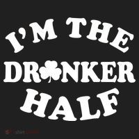I'm The Drunker Half Irish Shamrock St. Patrick's Day Women's Sweatshirt thumb 2