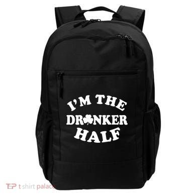 I'm The Drunker Half Irish Shamrock St. Patrick's Day Backpack
