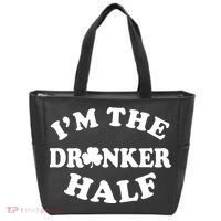 I'm The Drunker Half Irish Shamrock St. Patrick's Day Tote Bag thumb 0