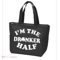 I'm The Drunker Half Irish Shamrock St. Patrick's Day Tote Bag thumb 3