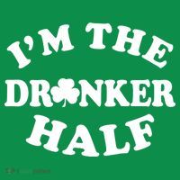 I'm The Drunker Half Irish Shamrock St. Patrick's Day Polo thumb 2