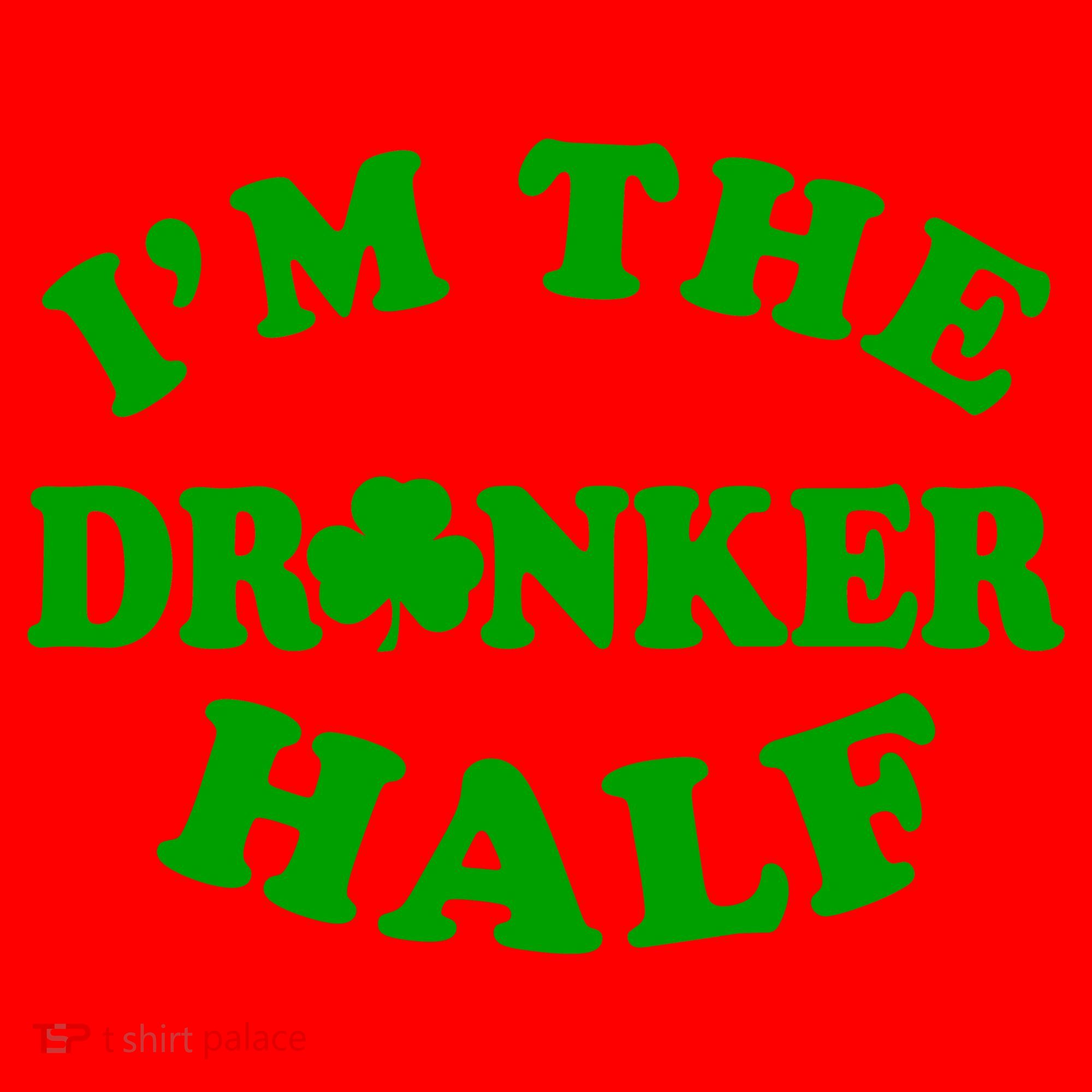 I'm The Drunker Half Irish Shamrock St. Patrick's Day Santa Hat