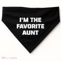 I'm the Favorite Aunt USA-Made Doggie Bandana thumb 0