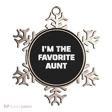 I'm the Favorite Aunt Ornament