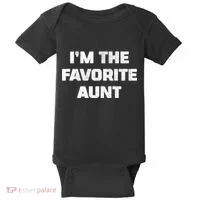 I'm the Favorite Aunt Baby Bodysuit thumb 0