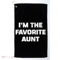I'm the Favorite Aunt Golf Towel thumb 0