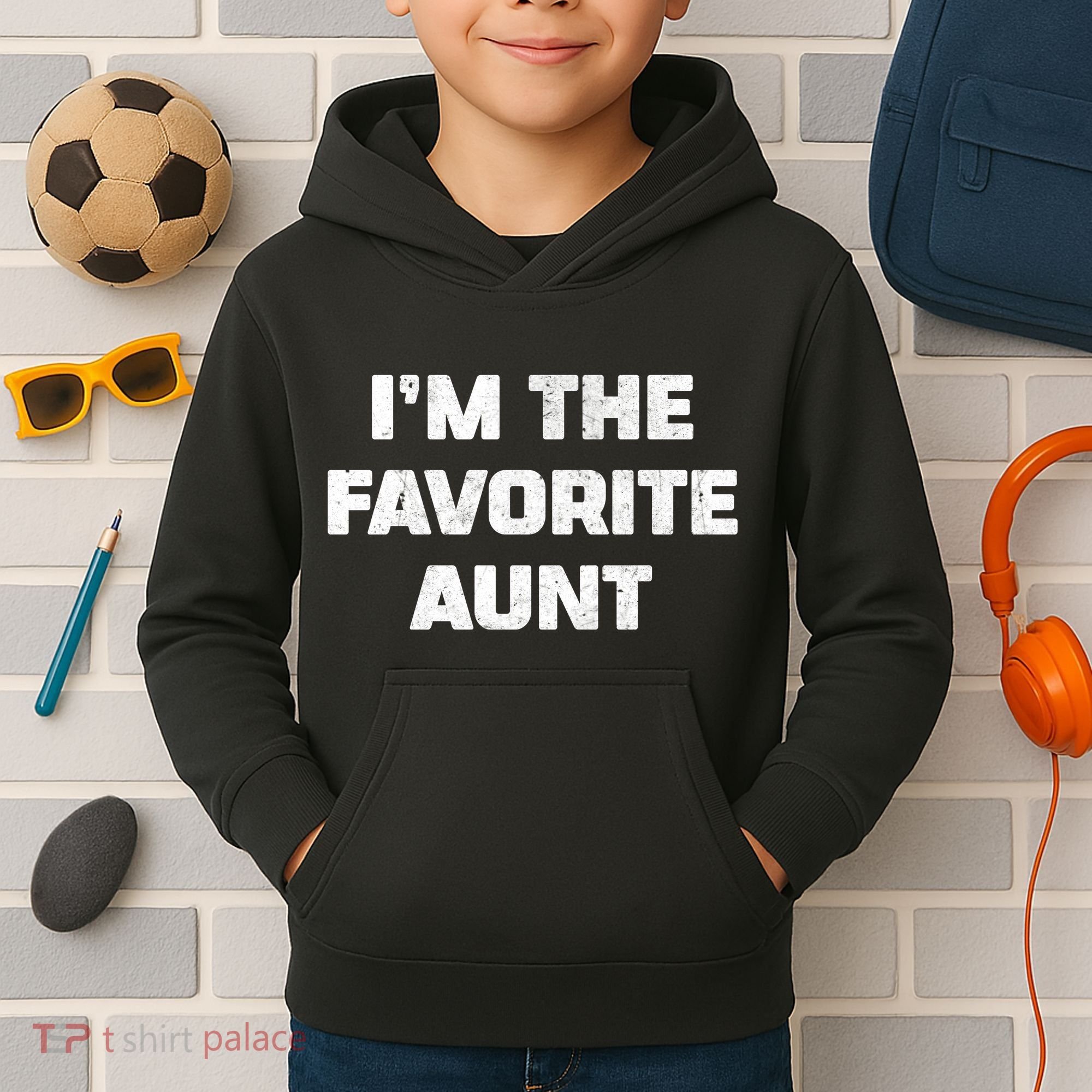 I'm the Favorite Aunt Kids Hoodie