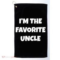 I'm The Favorite Uncle Golf Towel thumb 0