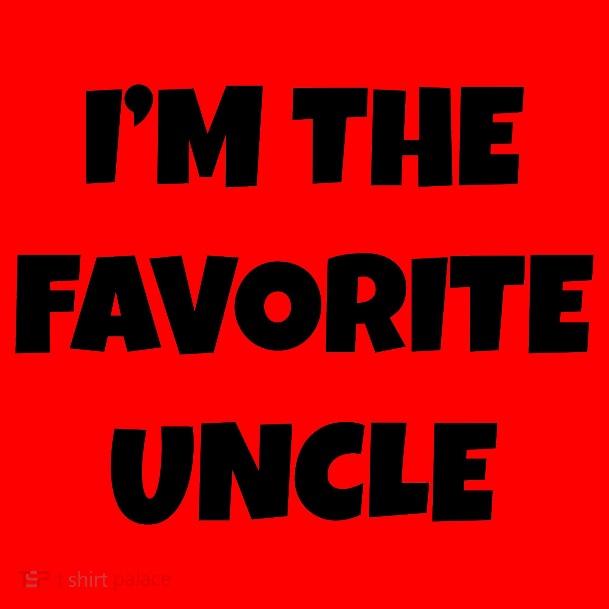 I'm The Favorite Uncle Santa Hat