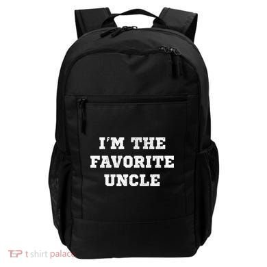 I'm The Favorite Uncle Funny Distressed Backpack