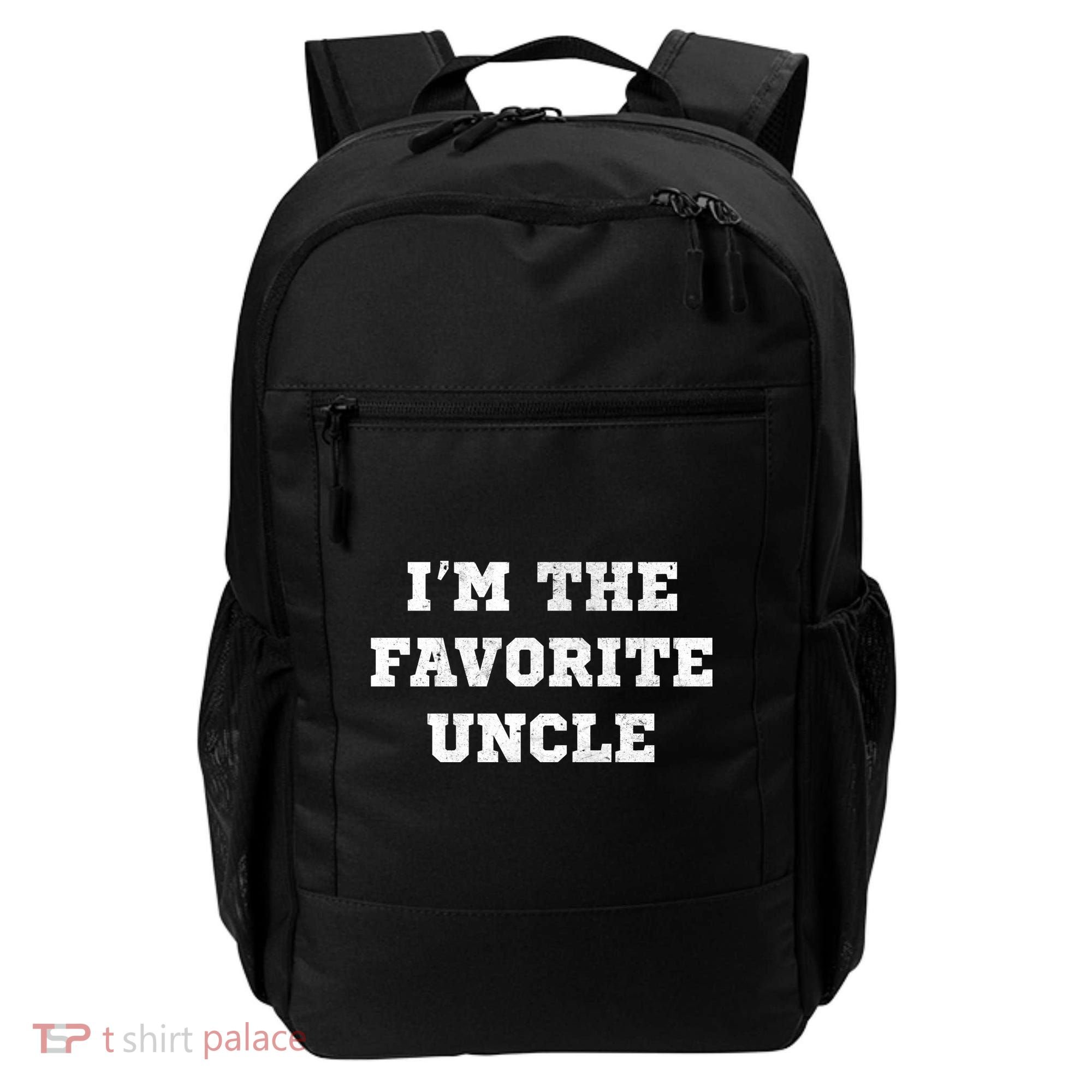 I'm The Favorite Uncle Funny Distressed Backpack